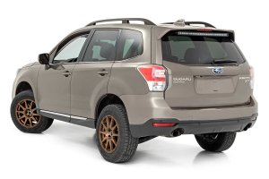 LED Light Bar - Rough Country - Curved | Single Row - Black